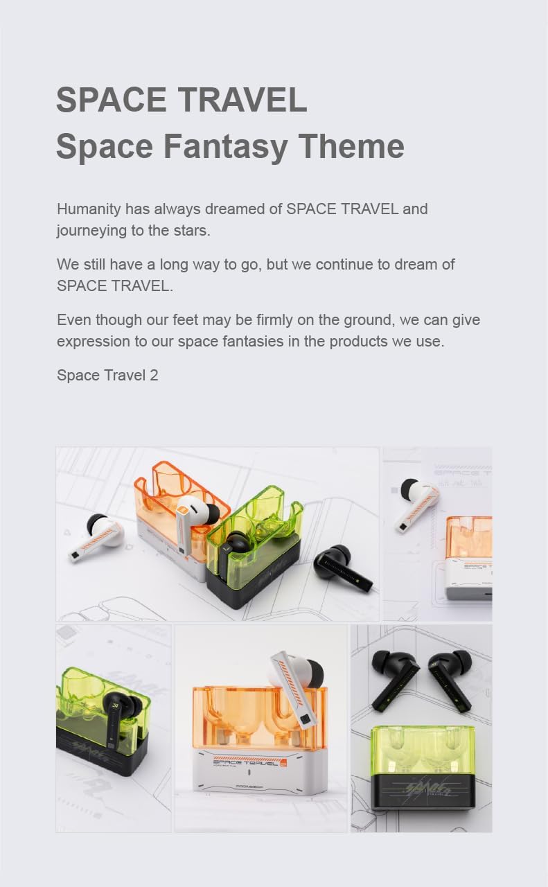 camaras y audio - Moondrop Space Travel 2 TWS Earbuds Bluetooth 6.0 5