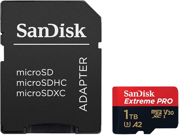 accesorios para electronica - MicroSD 1TB SanDisk Extreme PRO velocidad de lectura de 200 MB/s