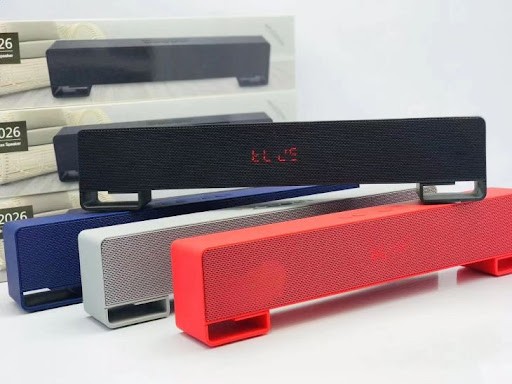 accesorios para electronica - Altavoz inalámbrico Bluetooth DV-2026 BARRA DE SONIDO 2