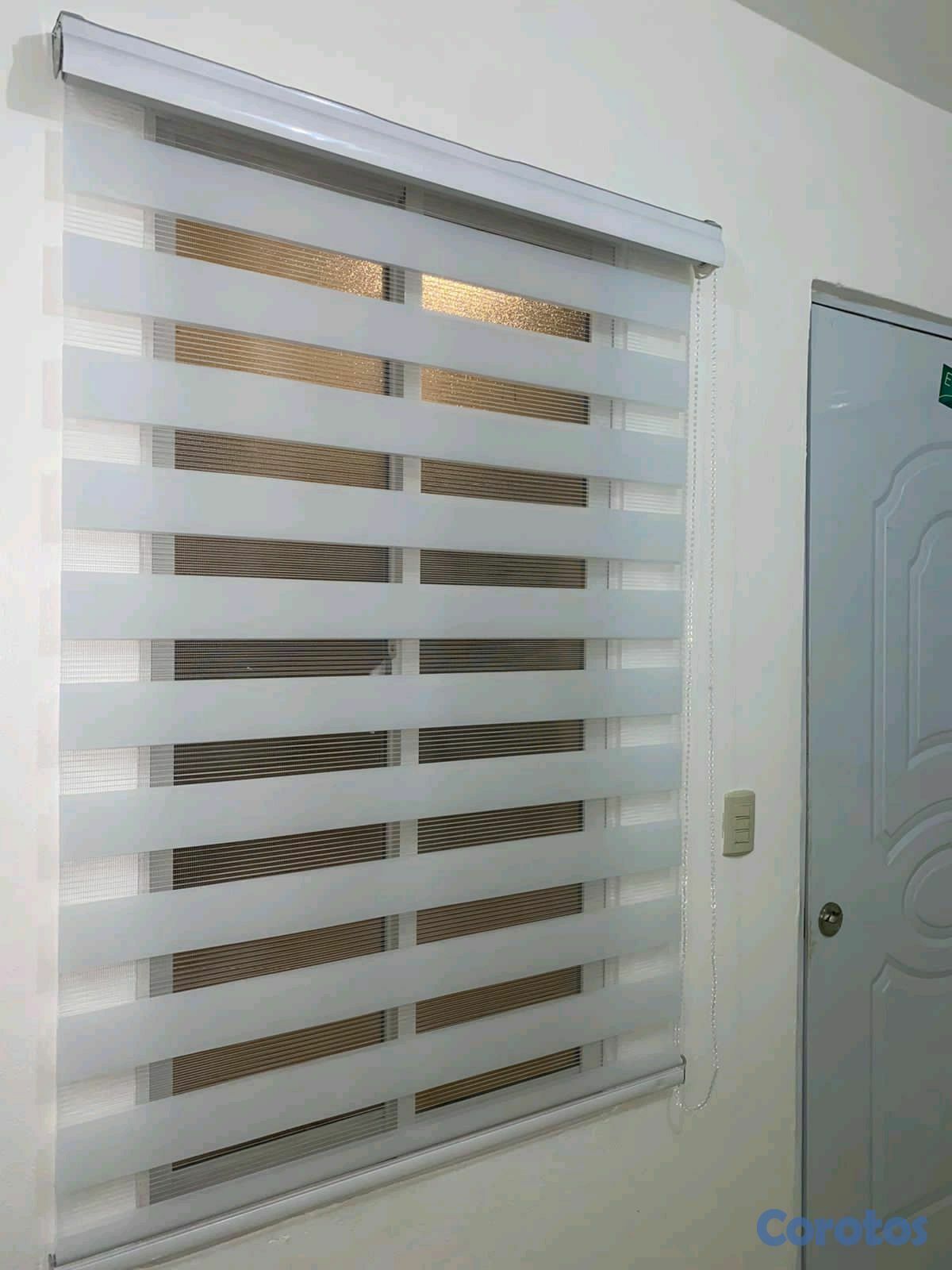 herramientas, jardines y exterior - cortina tipo cebra 