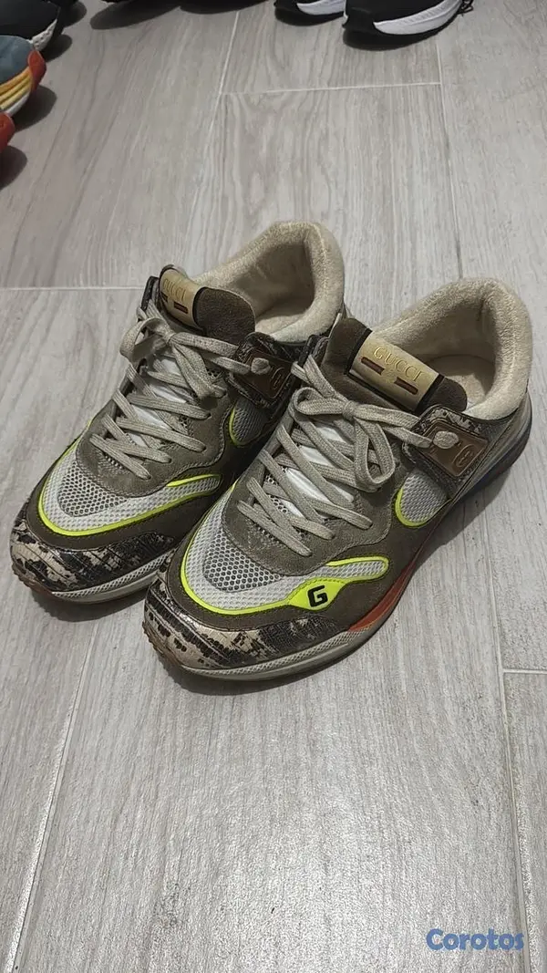 zapatos para hombre - Tenis Gucci size 12/46 Ultra Pace como nuevos, con su caja y dustbag
 3
