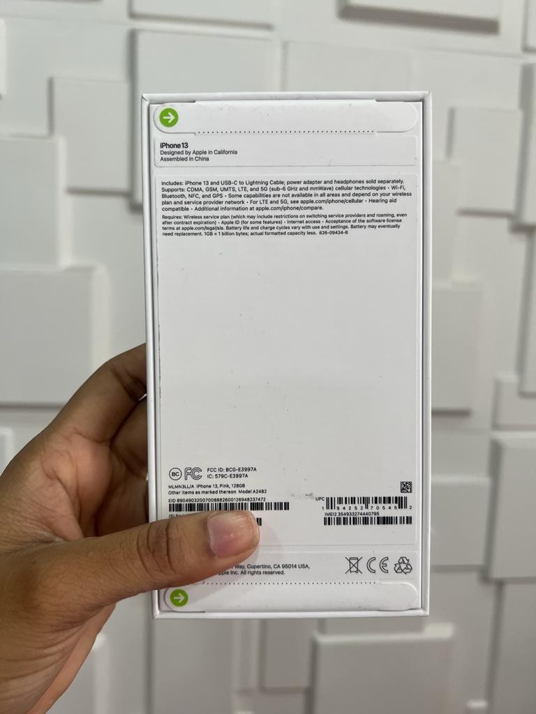 celulares y tabletas - iPhone 13 128gb Pink Sellado Clean  1