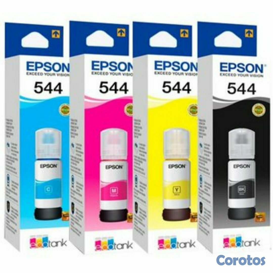 impresoras y scanners - BOTELLAS DE TINTA EPSON ORIGINALES T544 PARA IMPRESOR L1110, L3110, L3150, L5190