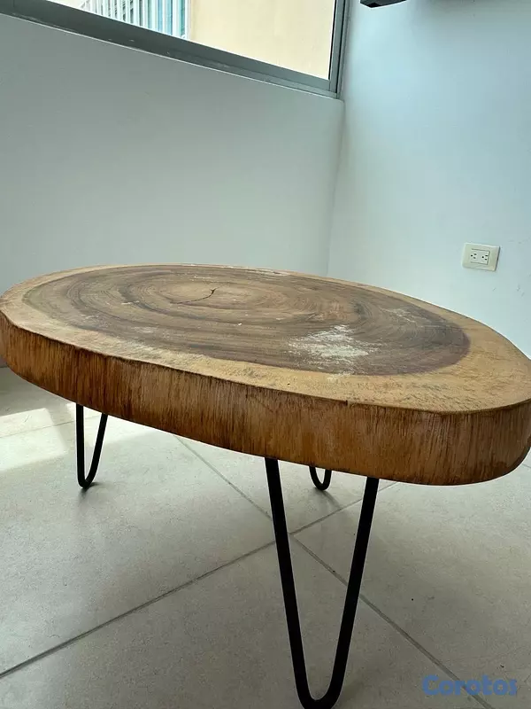 muebles y colchones - MESA ARTESANAL DE MADERA 2