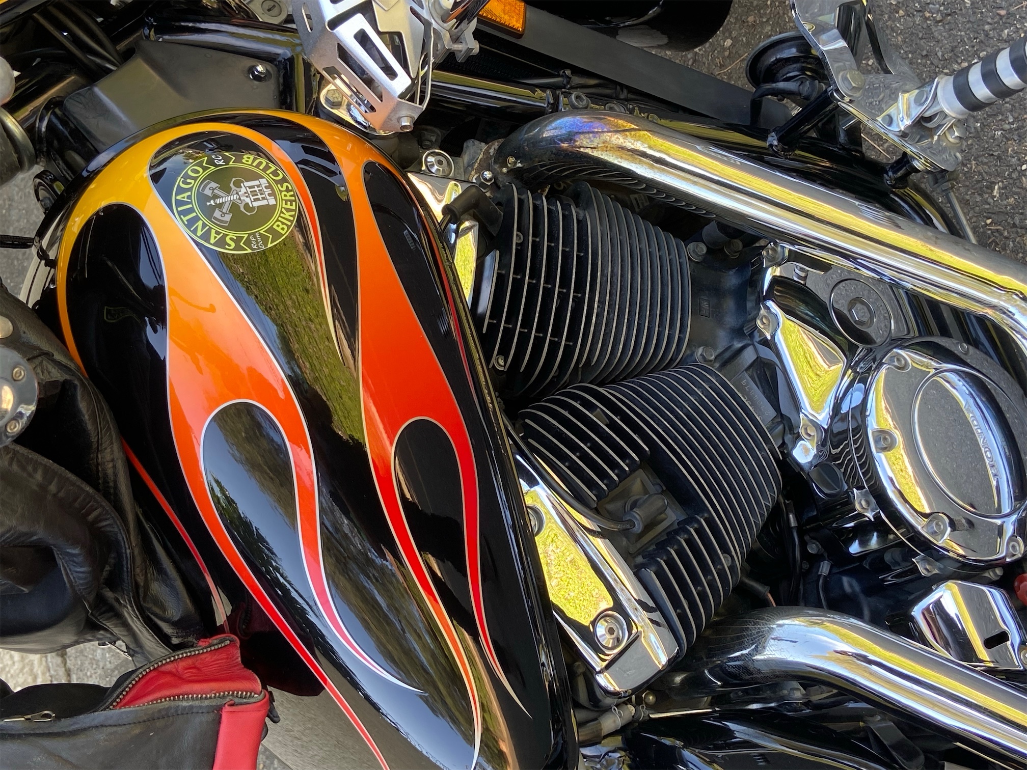 motores y pasolas - Moto tipo Harley Davidson 6