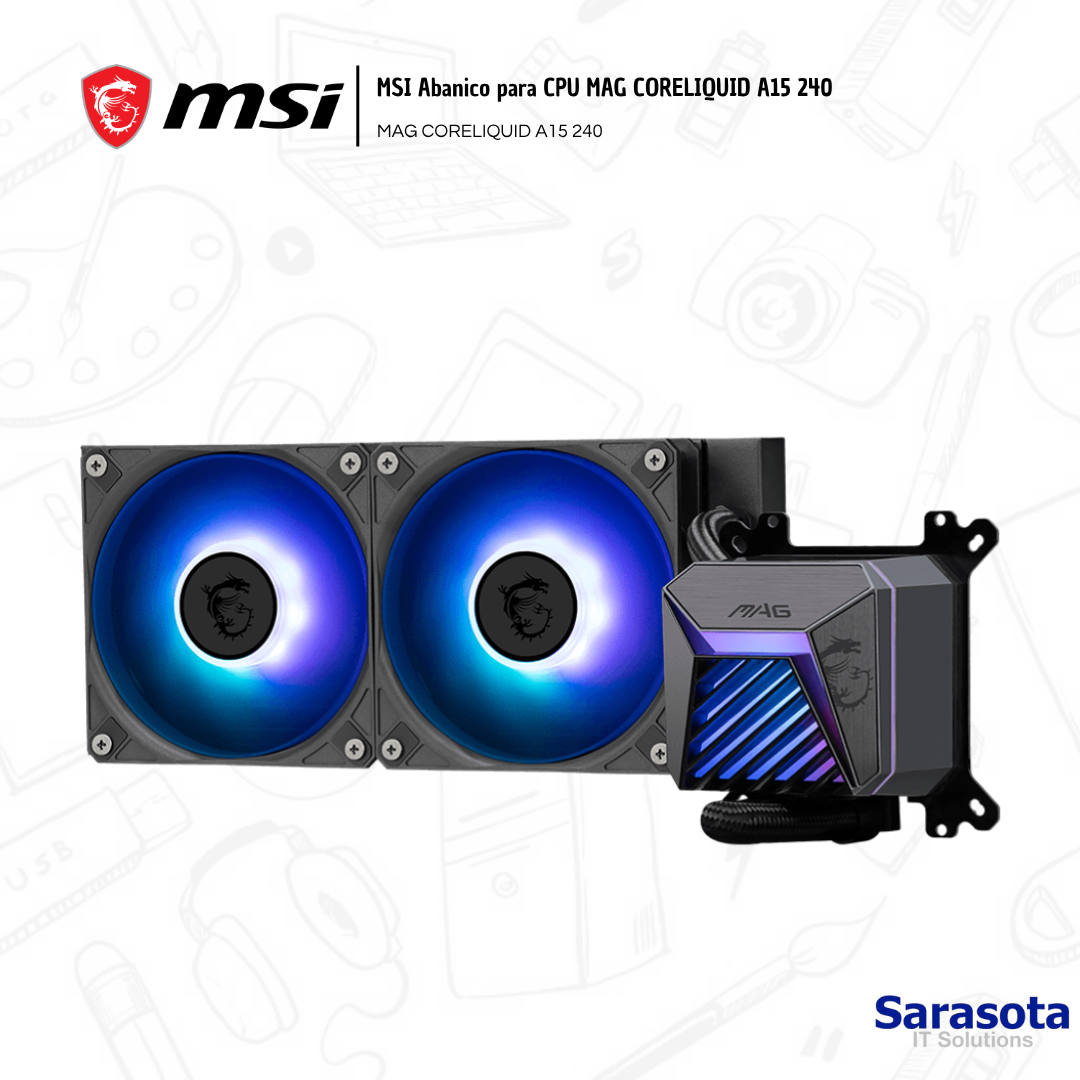 accesorios para electronica - MSI Abanico para CPU MAG CORELIQUID A15 240 0