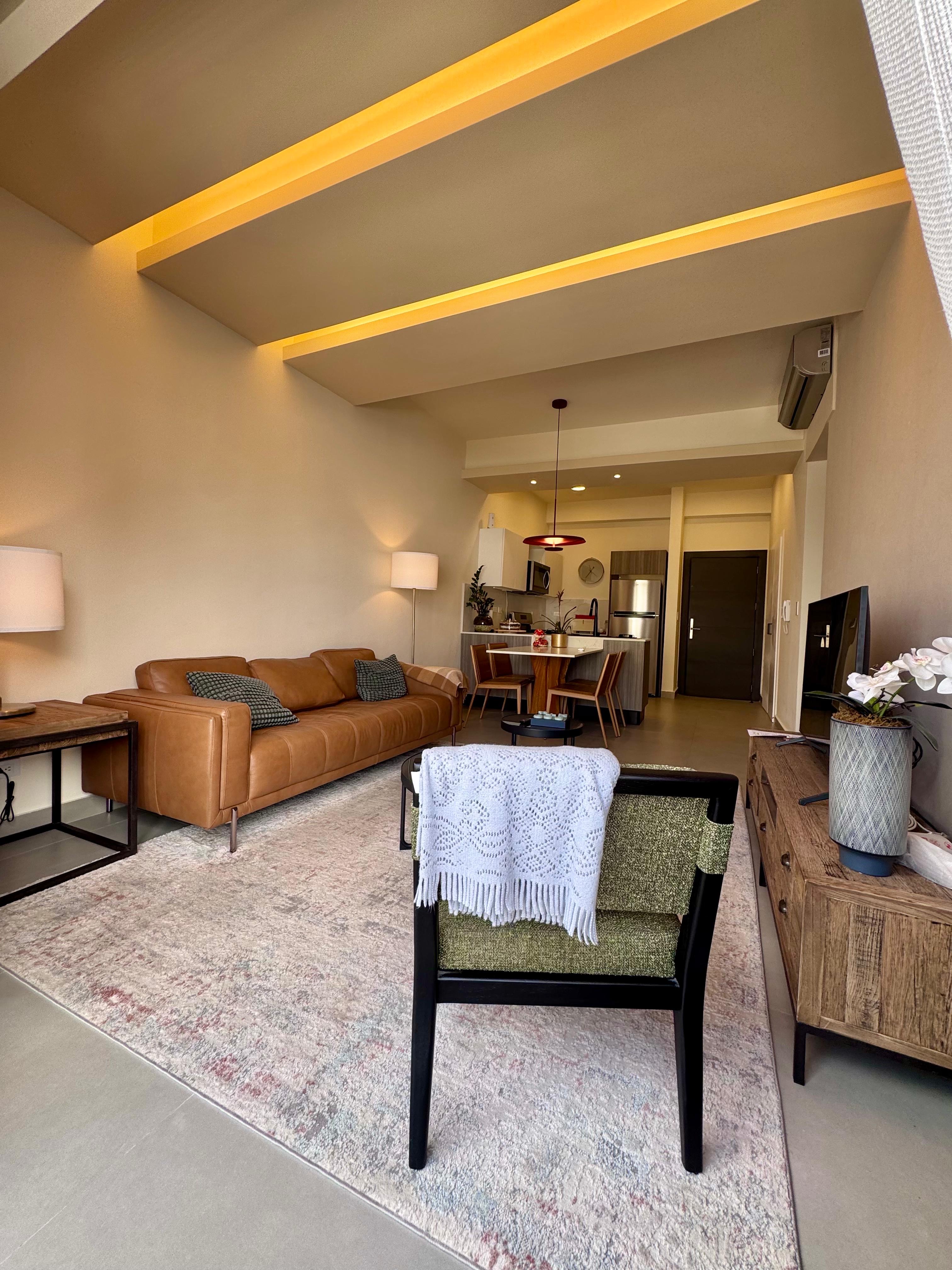 apartamentos - naco Apro amueblado moderno piso alto US 1200 4