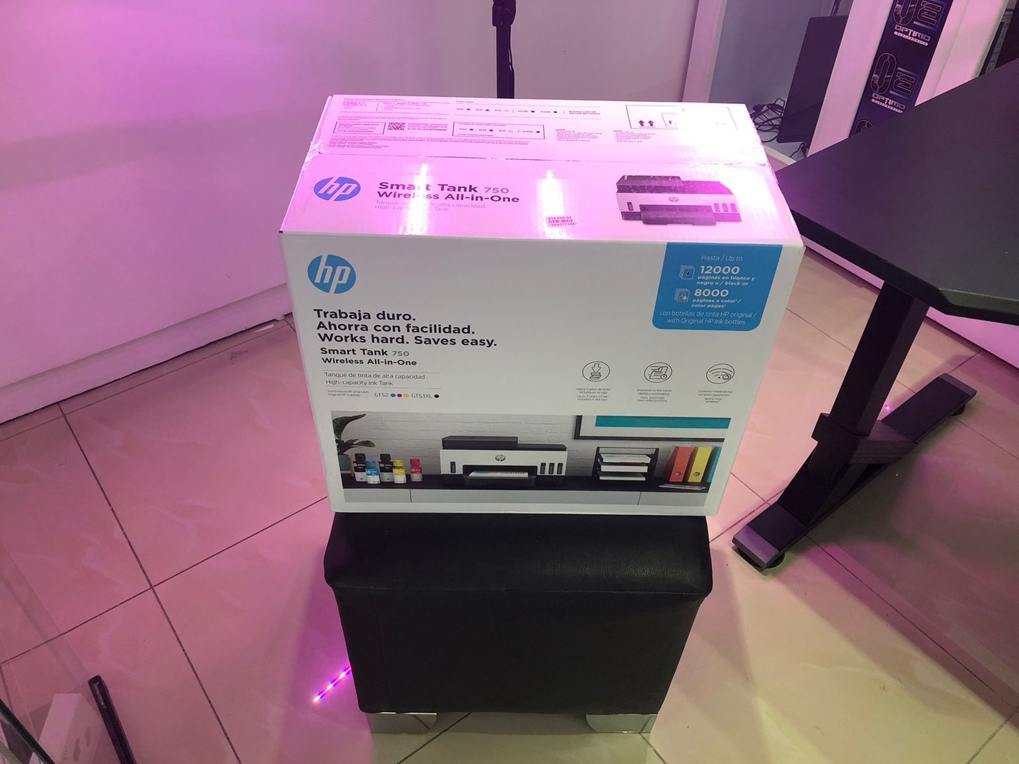 impresoras y scanners - Oferta Impresora HP Smart Tank 750 Multifuncion Inalambrica WIFi y Bluetooth 3