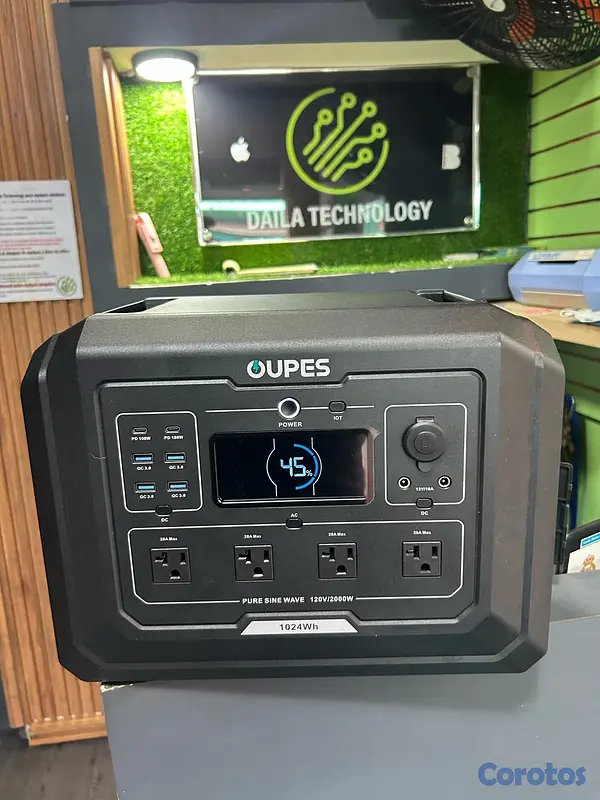 otros electronicos - inversor portátil oupes mega 1 2000W  3