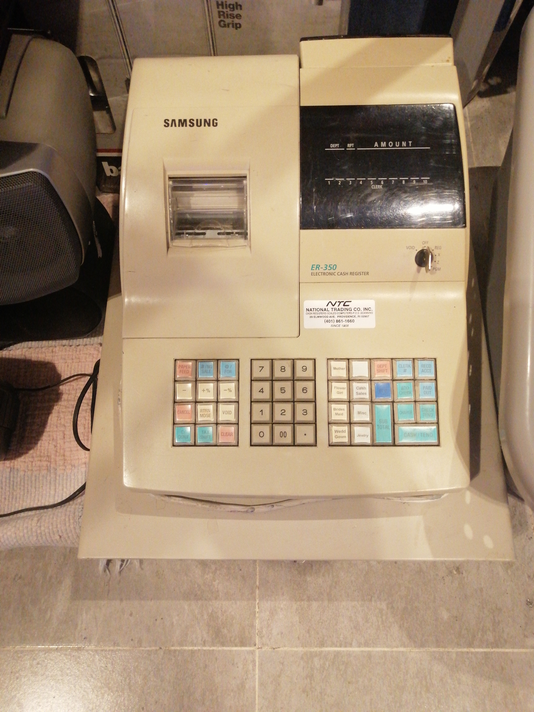 impresoras y scanners - Caja rejistradora Samsung usada en excelente condición Er-350