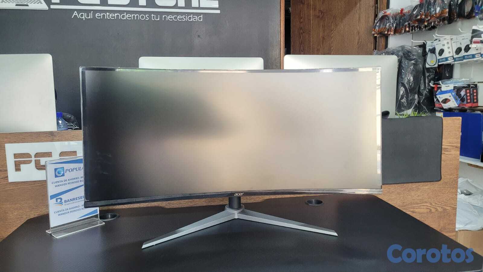 computadoras y laptops - Monitor Acer Nitro ED340CU / 180HZ  / 1MS  / Resol 3