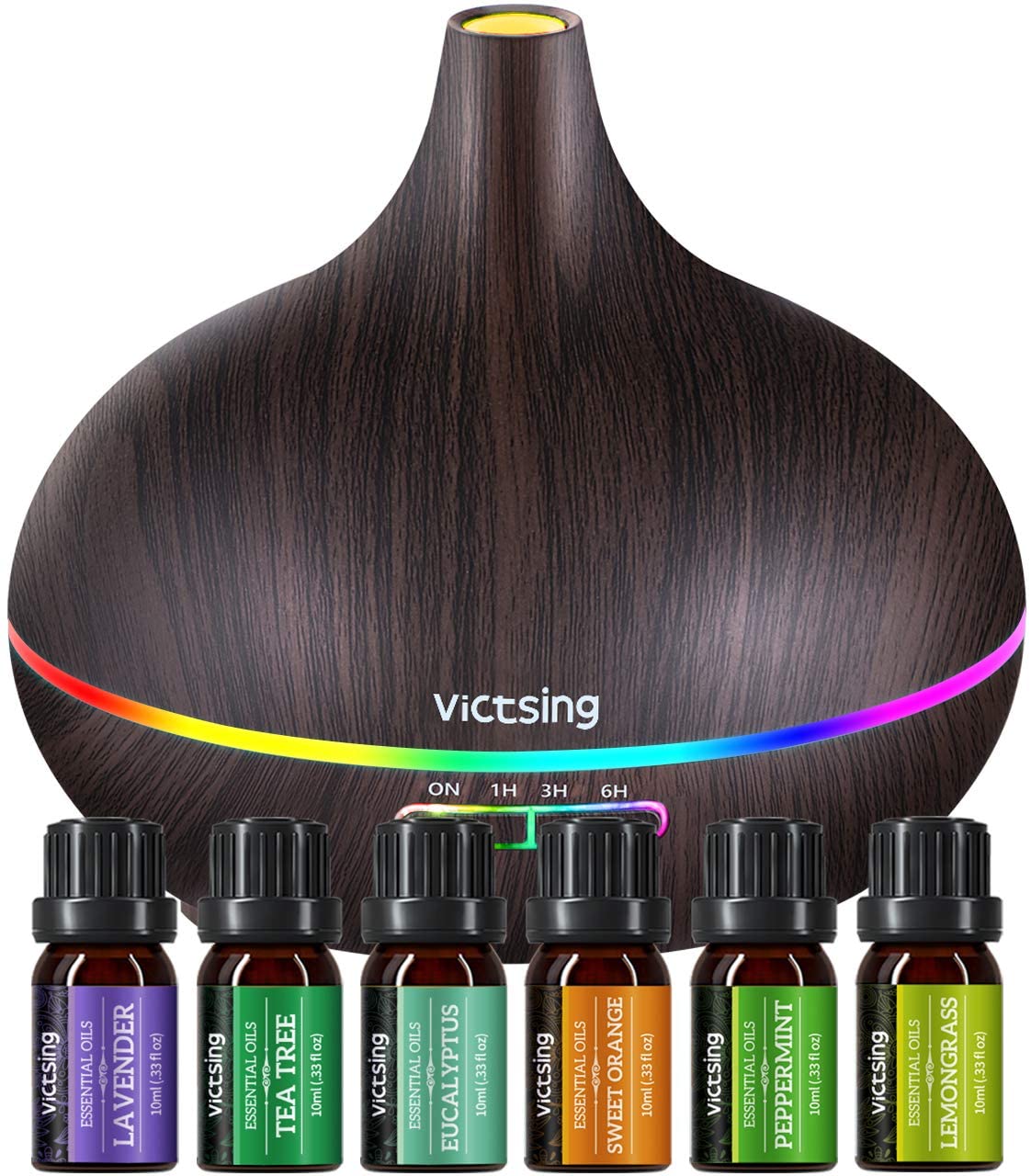 decoración y accesorios - VicTsing - Difusor de aceite esencial de 16.9 oz (500 ml)