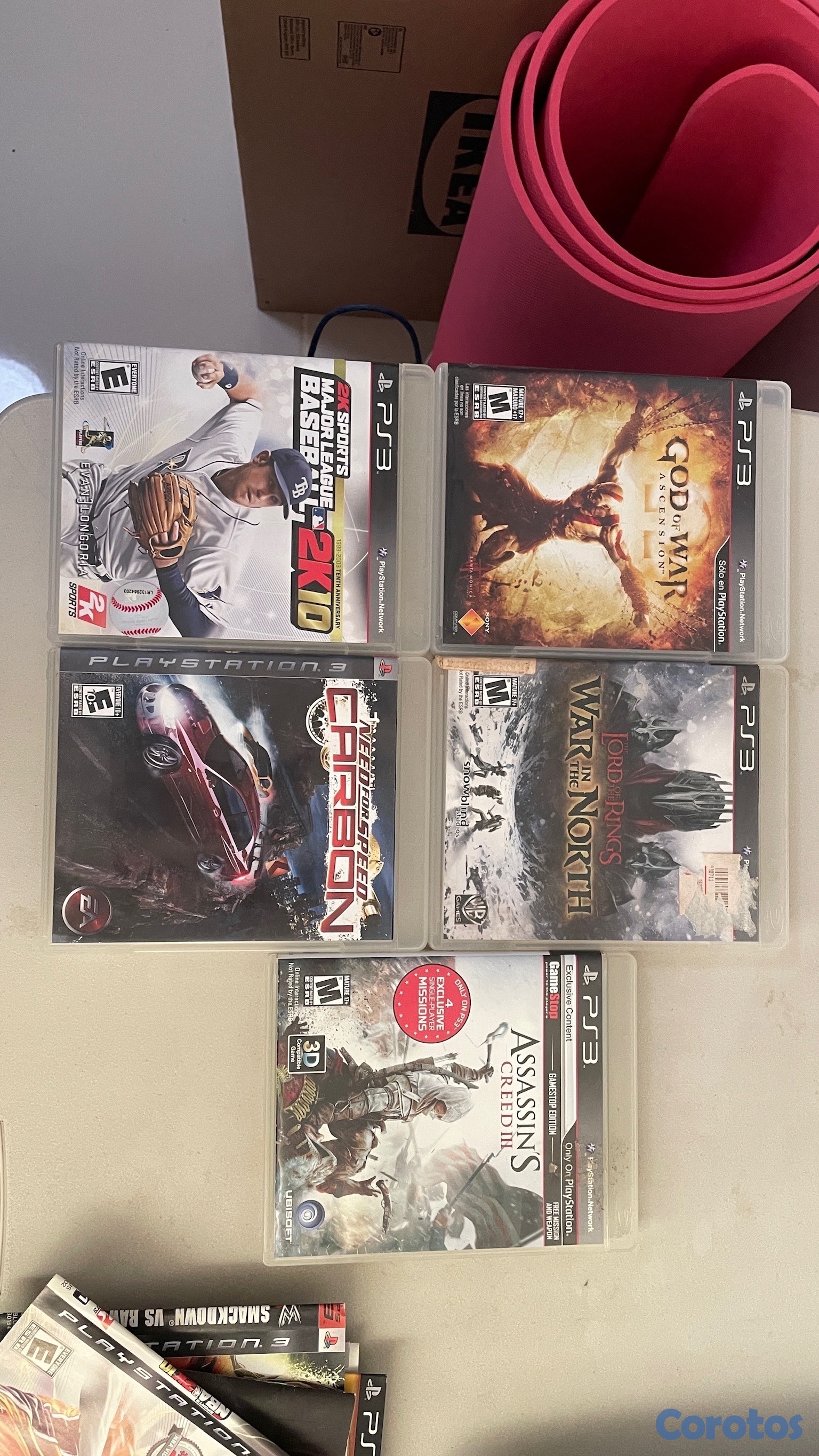 consolas y videojuegos - PS3 + 15 juegos con 2 controles 5
