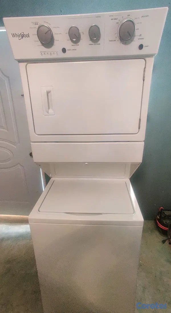 electrodomesticos - lavadora Torre Whirlpool funcionando
Lava y seca perfectamente, lista para usar 4