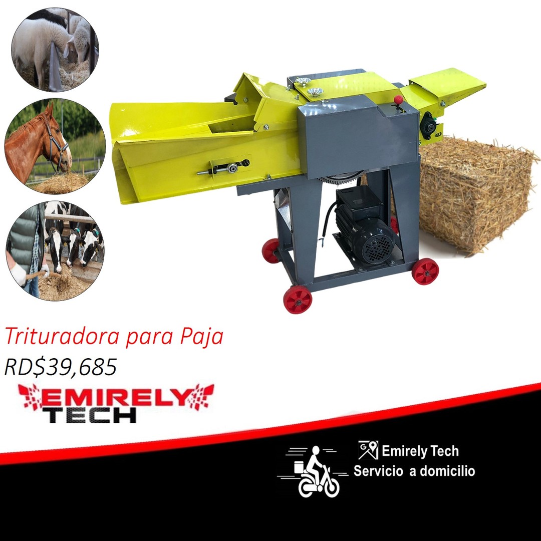equipos profesionales - Trituradora cortadora procesadora de paja heno seco para alimento de animales