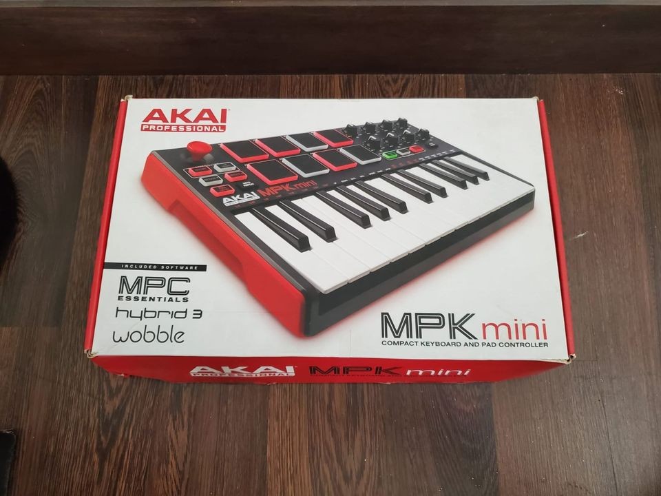 instrumentos musicales - Piano Akai MPK 2 Mini Profesional En Caja
