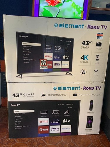 celulares y tabletas - Element Smart TV 43 Pulgadas 4k Ultra HD