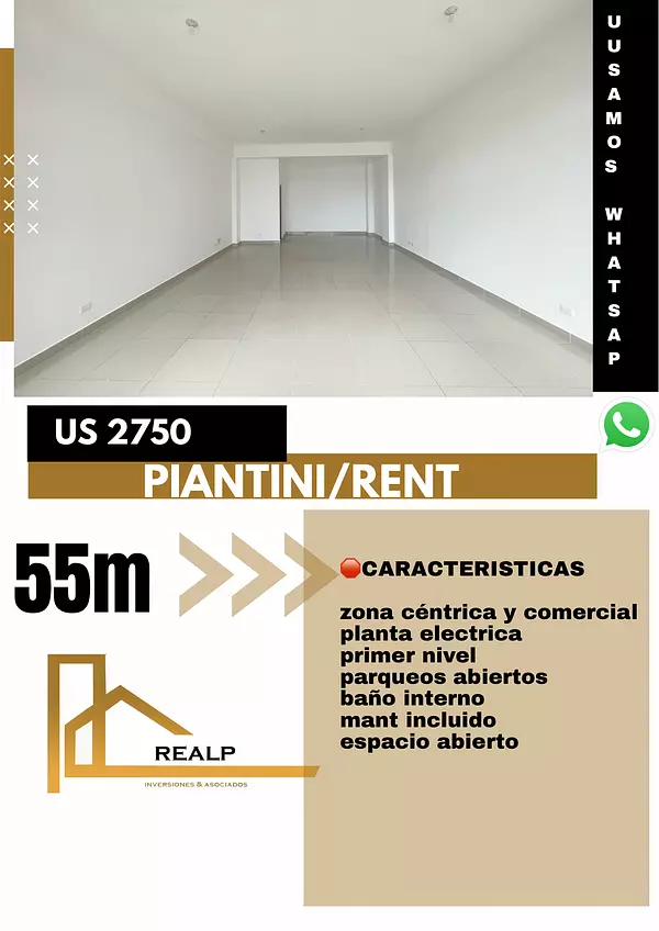 oficinas y locales comerciales - Local céntrico en Piantini 1