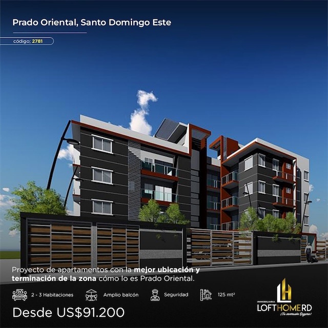apartamentos - Venta de apartamento en la autopista de san Isidro prado oriental 2