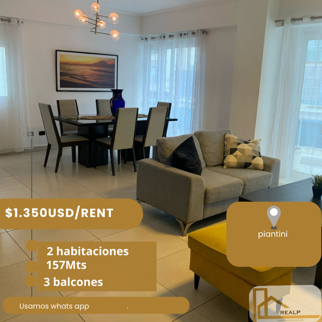 apartamentos - apartamento totalmente amueblado 