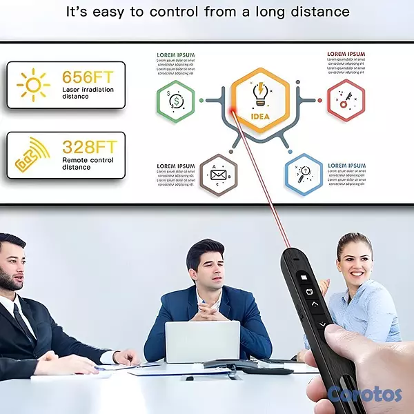 otros electronicos - ✅ Presentador Inalámbrico Puntero Láser Control Re 9