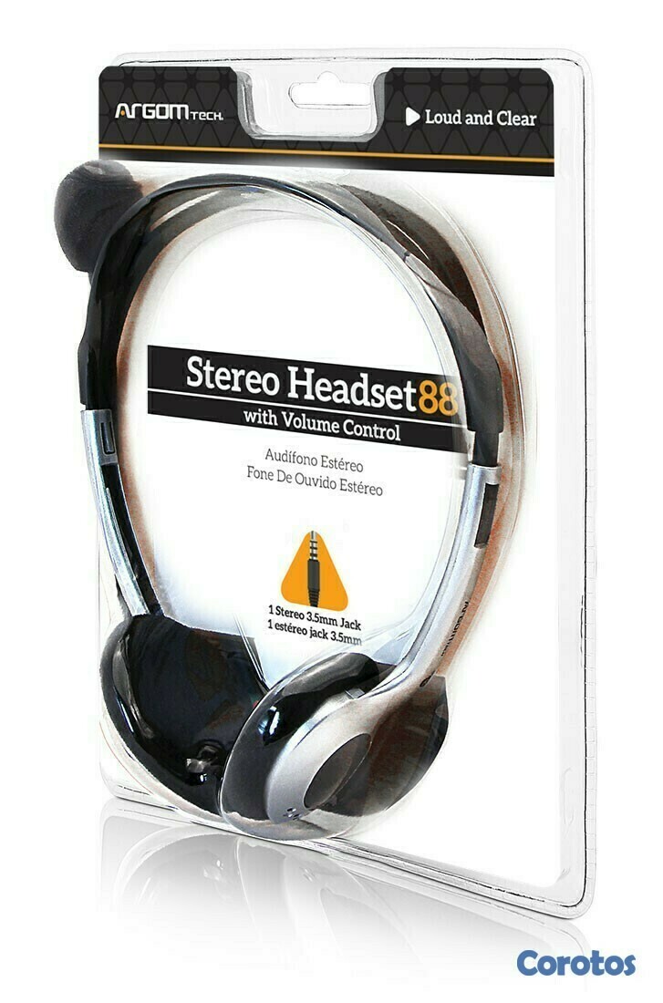 computadoras y laptops - AUDIFONO CON MICROFONO , ESCOLAR ARGOM ESTÉREO,ARG-HS-0088 2