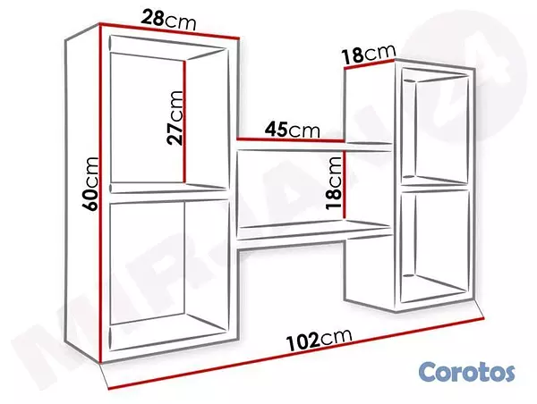 decoración y accesorios - Estante  2
