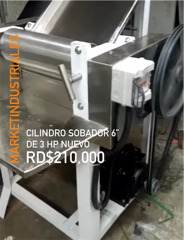 servicios profesionales - CILINDRO sobador 6”de 3 HP  nuevo ✅ 2