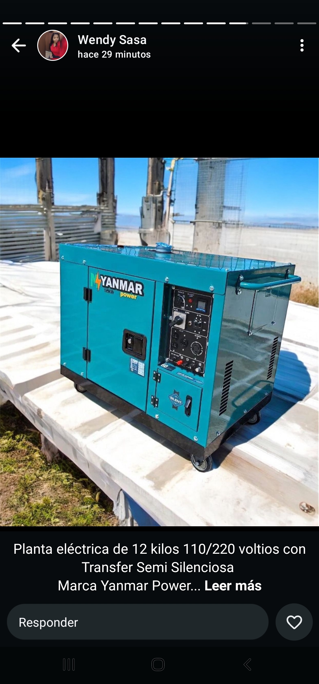 construccion e industrial - Planta eléctrica 12KW 110 220V Diésel semi silenci 0