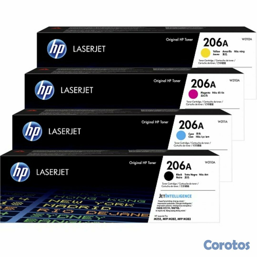 impresoras y scanners - ESPECIAL DE TONER HP 206 ORIGINALES EN TODOS LOS COLORES  1