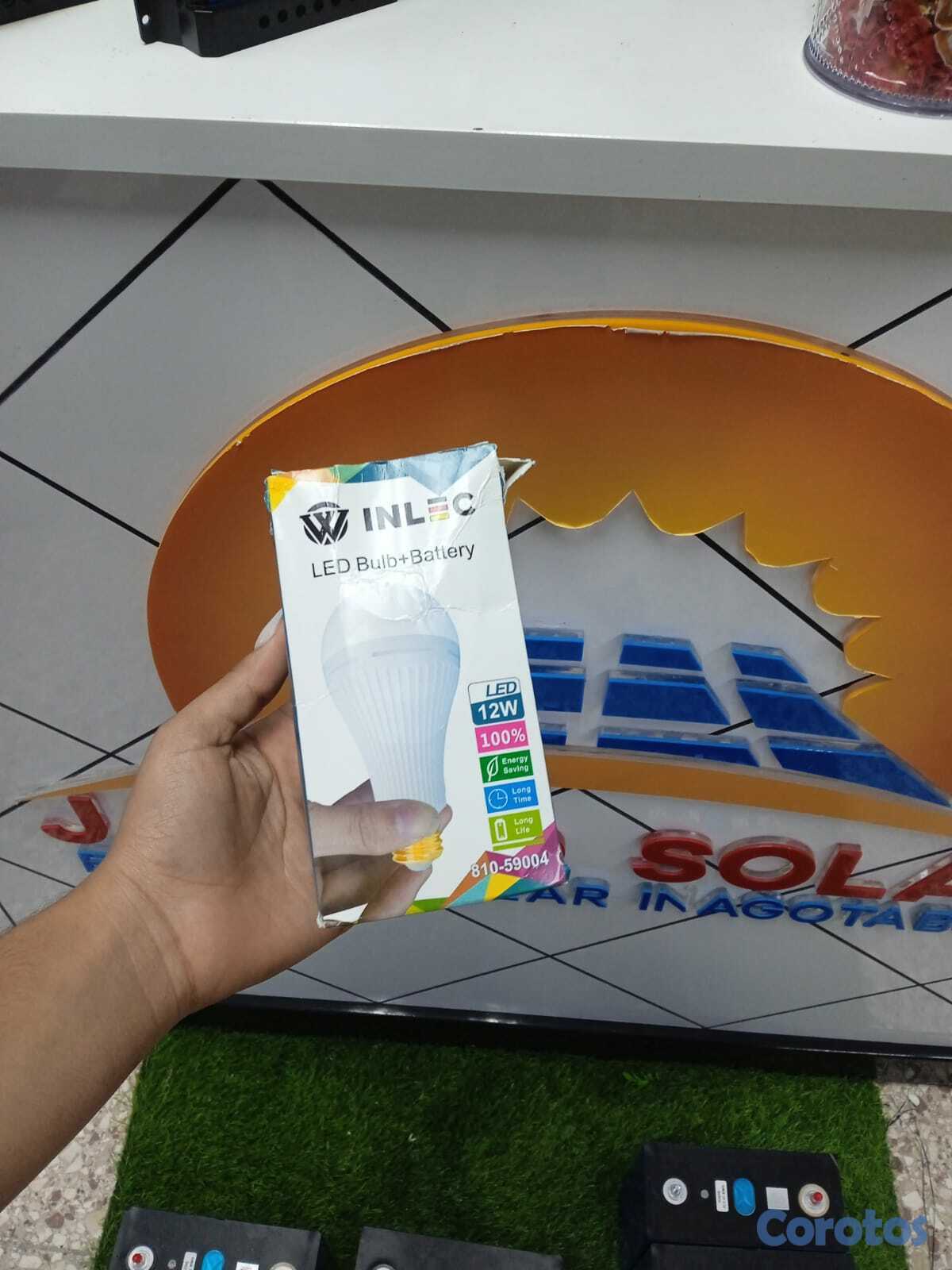 otros electronicos - bombilla recargable disponible 