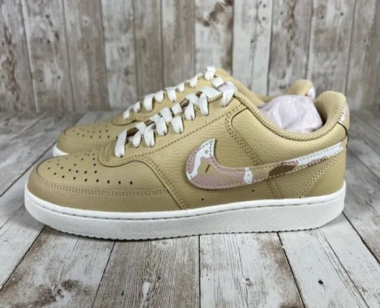 zapatos para mujer - NIKE COURT VISION LOW SESAME SIZE 11.1/2 1
