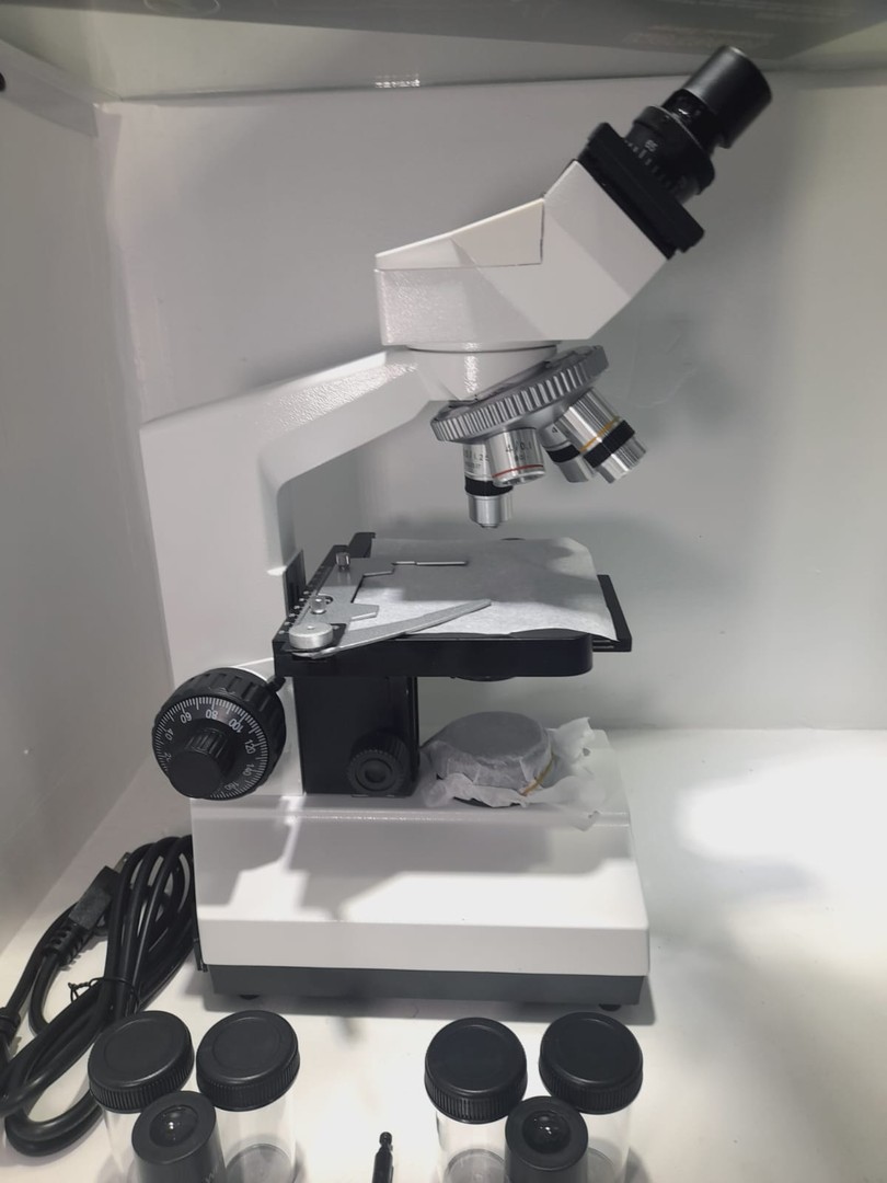 equipos profesionales - Microscopio biologico profesional para laboratorio 40X~1600X Microscopio clinico 7