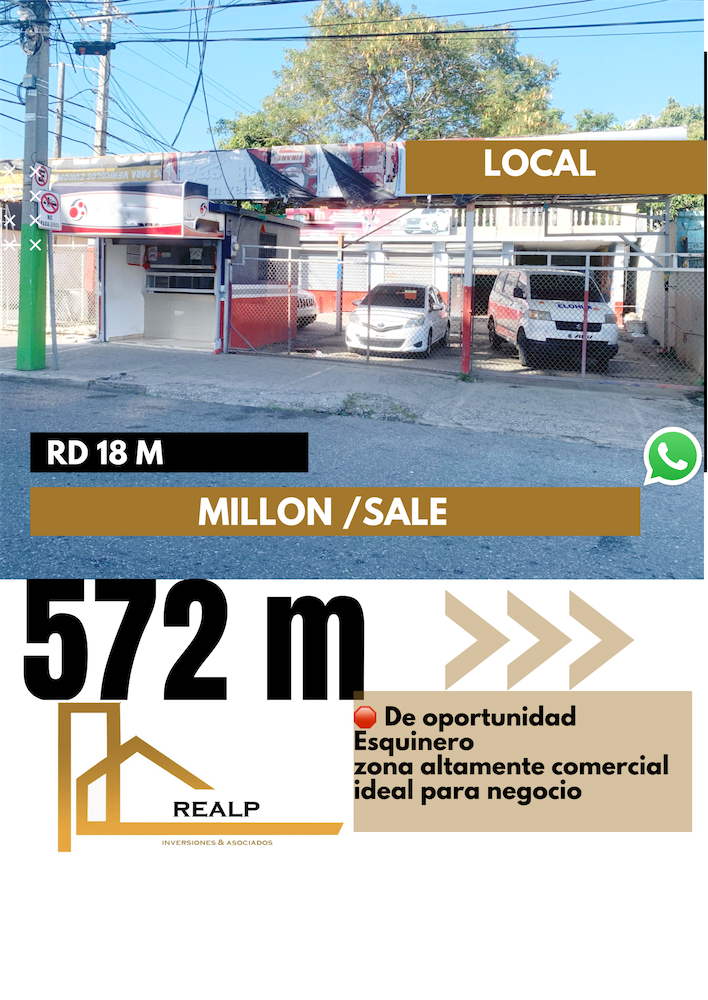 oficinas y locales comerciales - Local esquinero en venta 572m 0
