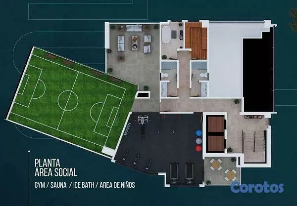 apartamentos - Proyecto ubicado en Evaristo Morales con diversas áreas de recreación social. 5