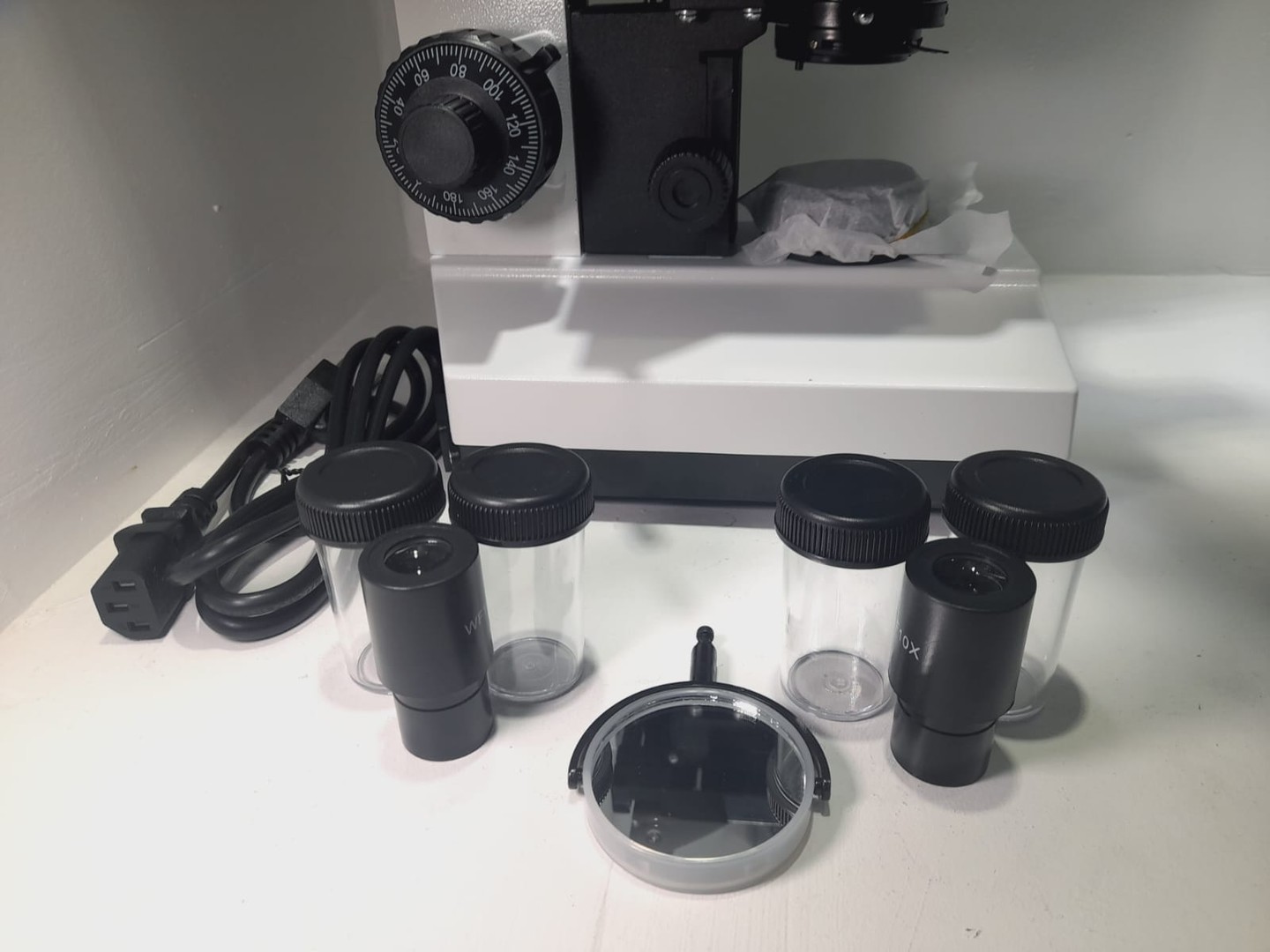 otros electronicos - Microscopio biologico profesional para laboratorio 40X~1600X Microscopio clinico 1