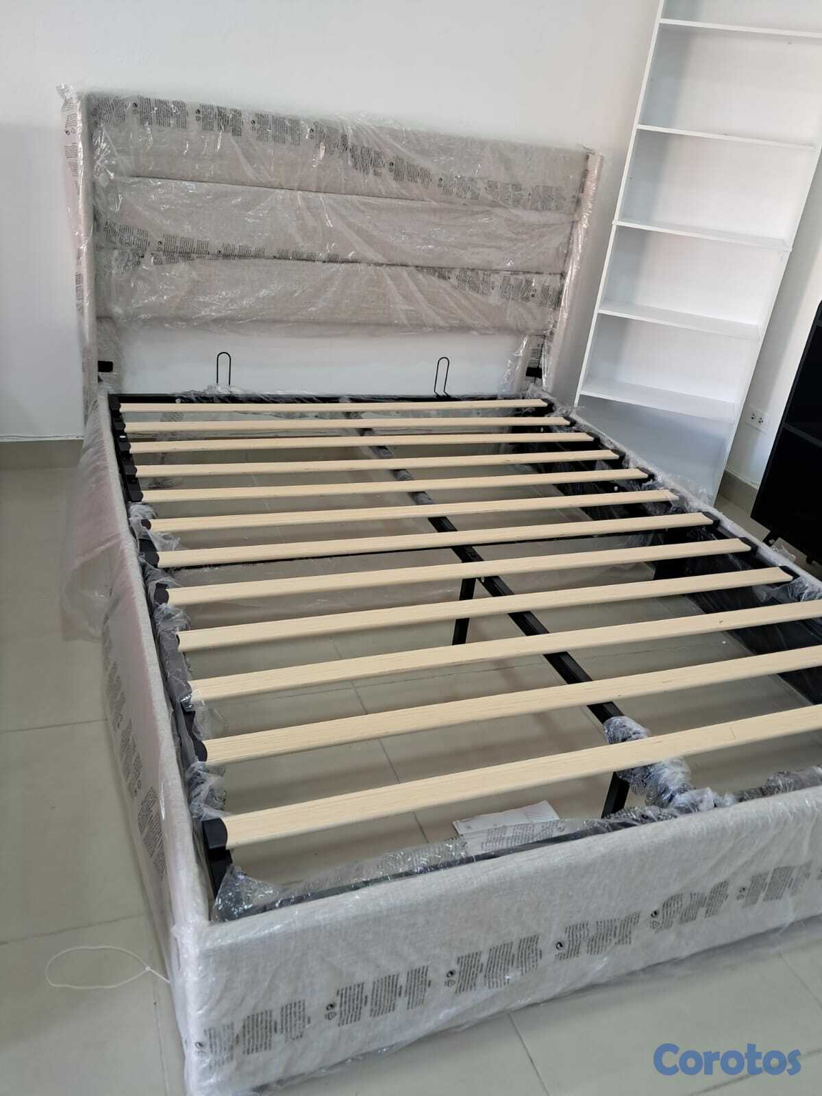 muebles y colchones - BASE DE CAMA QUEEN 60 IMPOTADA 2