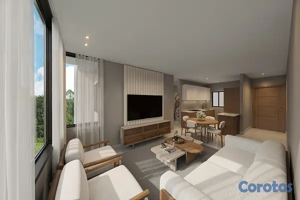 apartamentos - Res.Altos del Este, enero 2028 apto tipo E,1ro a 3 4