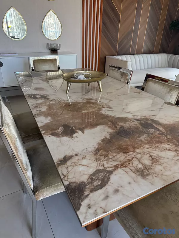 muebles y colchones - Sillas de lujo en acero inoxidable  4