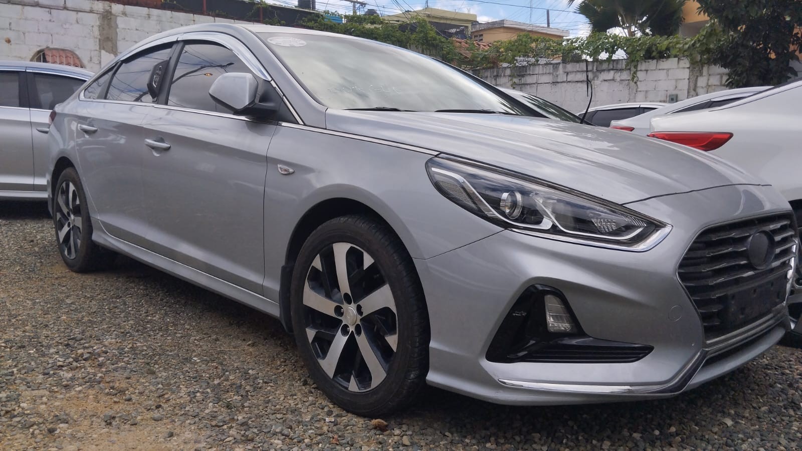 carros - HYUNDAI SONATA NEW RISE 2018 GRIS 1