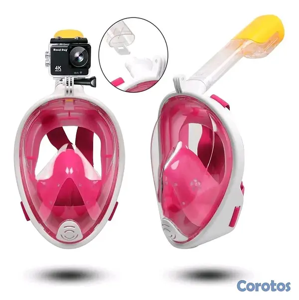 hobby y coleccion - 🤿 Máscara De Buceo Snorkel Full Face Antiempañante 🌊 2