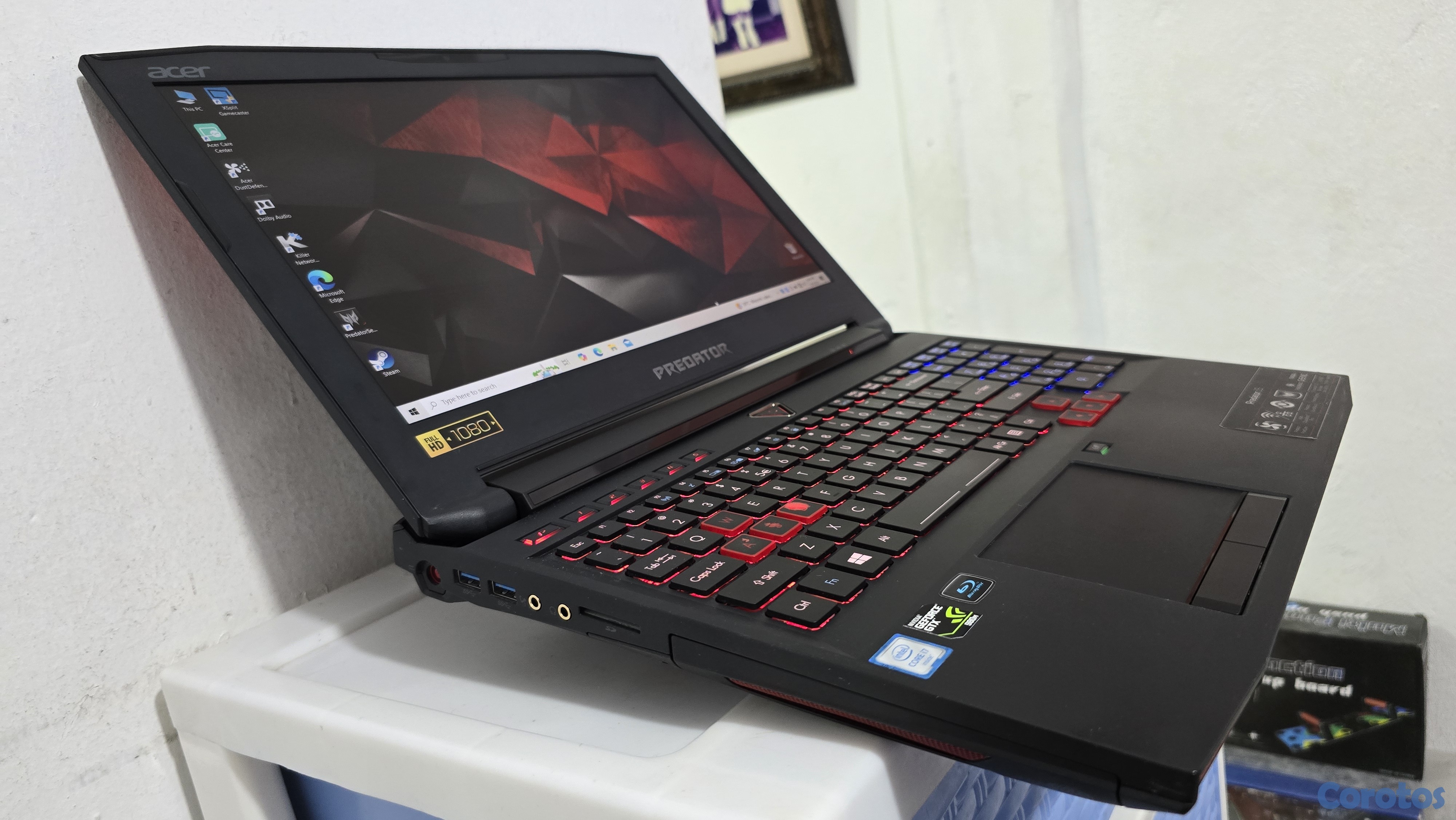 computadoras y laptops - acer Predator Gamer 17 Pulg Core i7 Ram 16gb ddr4 Disco 1tb Nvidea Gtx 980m 12gb 2