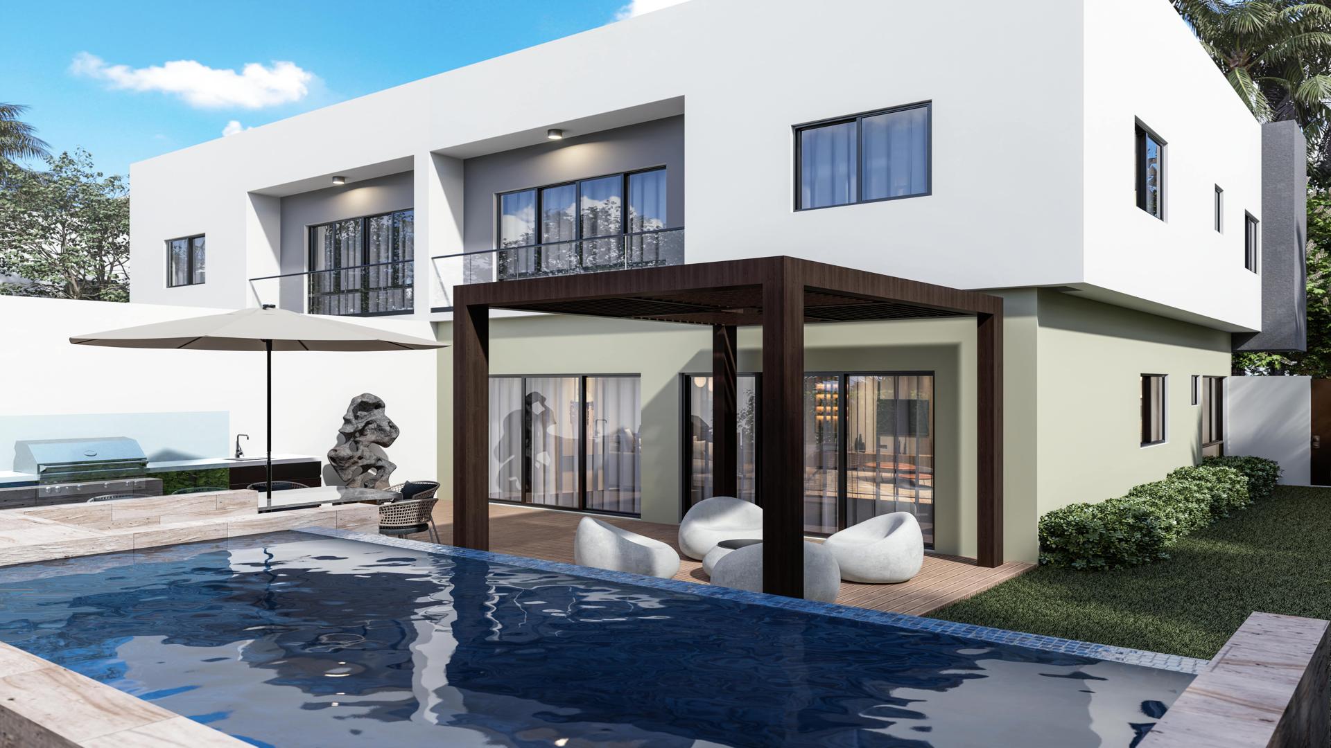 casas vacacionales y villas - Proyecto de villas en venta en Bávaro 5
