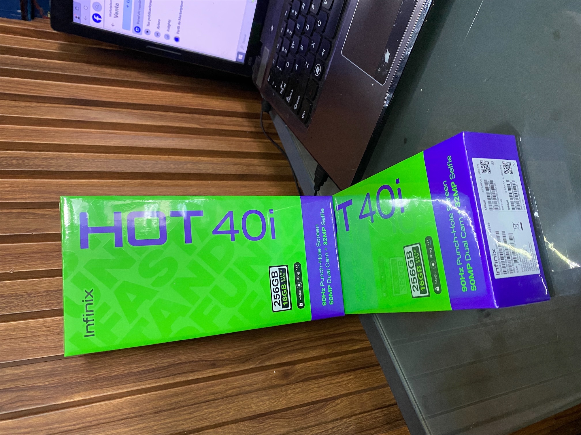 celulares y tabletas - Infinix Hot 🥵 40i 256GB+16GB  2