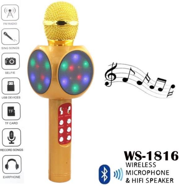 otros electronicos - Microfono Inalambrico Bluetooth Karaoke con Bocina Recargable Inhalambrico 6
