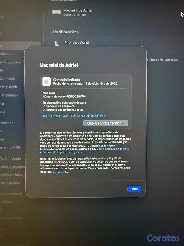 computadoras y laptops - Mac Mini M4 - 16GB y 256GB 6