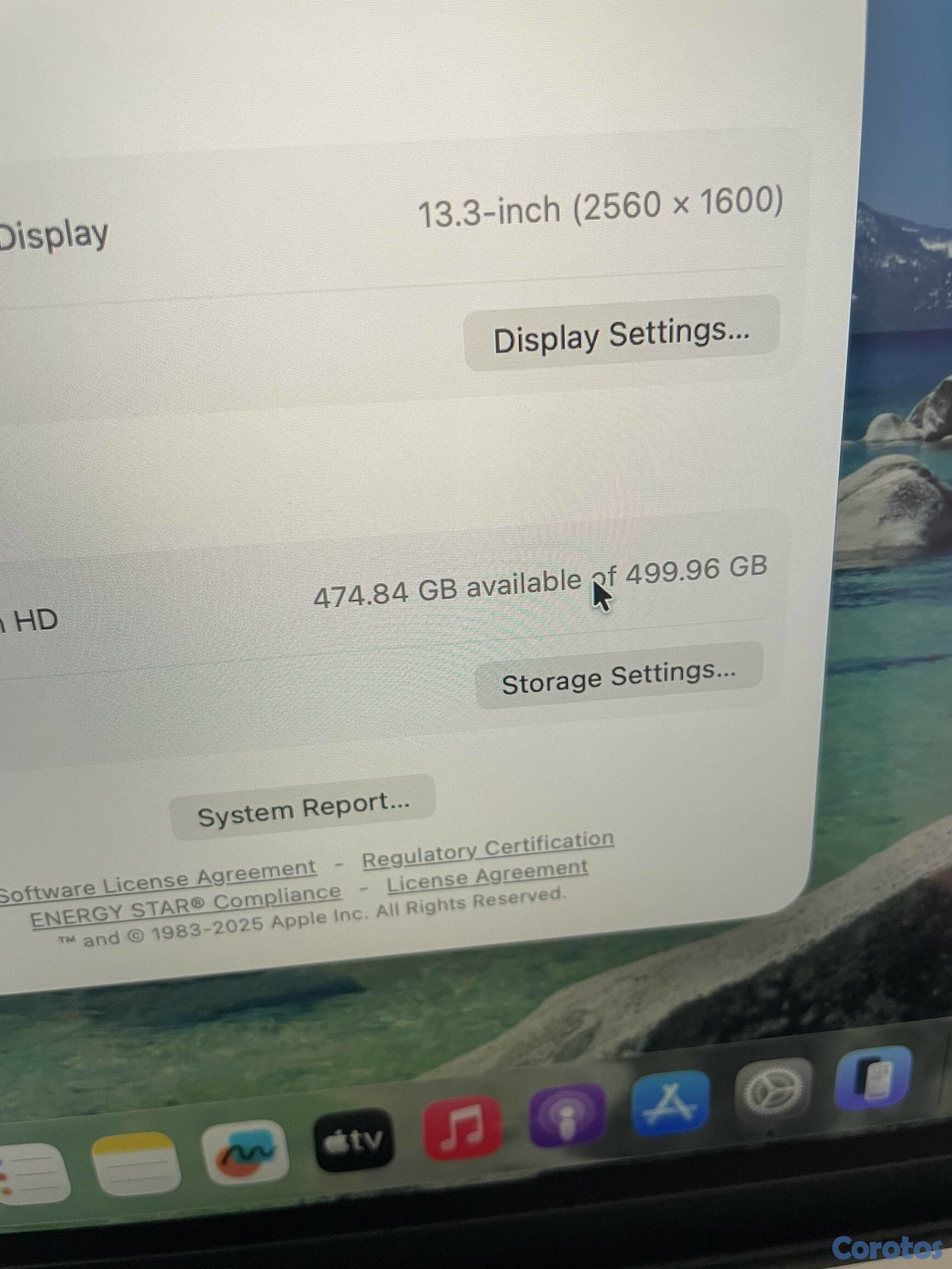 computadoras y laptops - MacBook Pro 13 2020 i5 2.0ghz, 16gb ram, 512 ssd 5