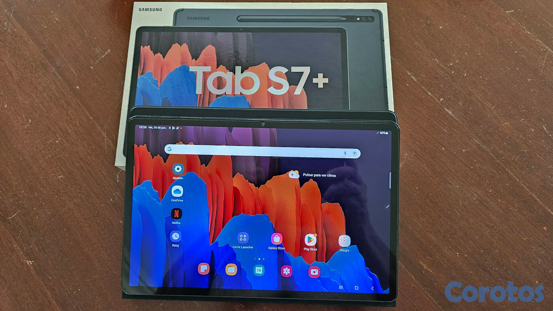 celulares y tabletas - Samsung S7 Plus con cubierta original y protector de pantalla ya instalado 5
