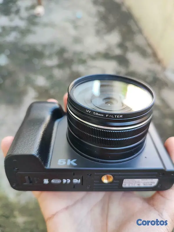 camaras y audio - Cámara digital 5K WiFi con enfoque automático de vlogging para YouTube 3