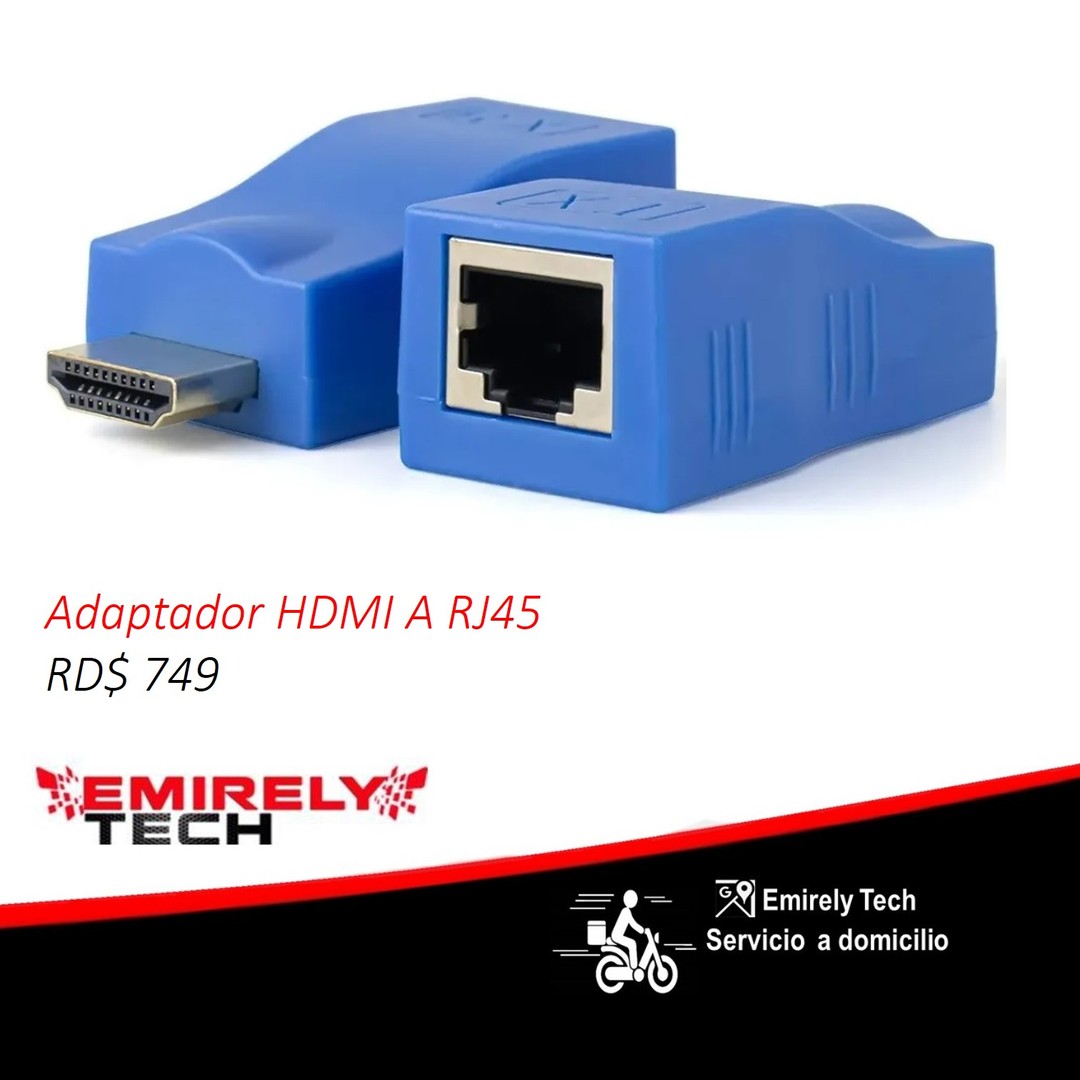 accesorios para electronica - Extensor HDMI Adaptador HDMI A RJ45 Full HD 1080P 3D 4K 2K 2.0